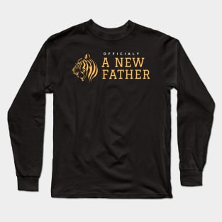 Officialy New Father Gift for New Dads in Father's Day Long Sleeve T-Shirt